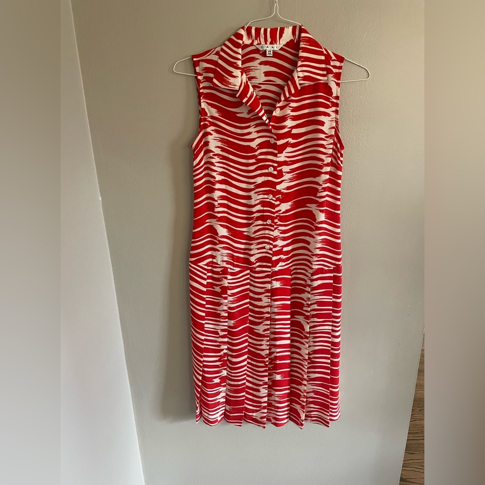 CAbi dress red white - Picture 3 of 11